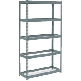 Extra Heavy Duty Shelving 48"W x 24"D x 84"H With 5 Shelves, No Deck