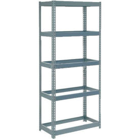 Extra Heavy Duty Shelving 36"W x 24"D x 96"H With 5 Shelves, No Deck