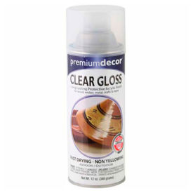 Decorative Gloss Enamel 12 oz. Aerosol Can, Clear