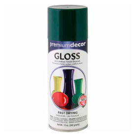 Decorative Gloss Enamel 12 oz. Aerosol Can, Hunter Green