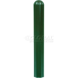 Ribbed Bollard Post Sleeve 8" Green