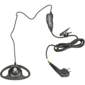 D-Ring Earpiece With Inline Push To Talk Mic