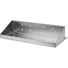 18"W x 6-1/2"D Stainless Steel Shelf for Stainless Steel LocBoard