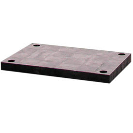 Structural Plastic Adjustable Solid Shelf, 36"W x 24"D, Black