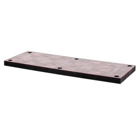 Structural Plastic Adjustable Solid Shelf, 66"W x 24"D, Black