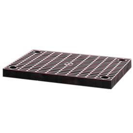 Structural Plastic Adjustable Solid Shelf, 96"W x 24"D, Black