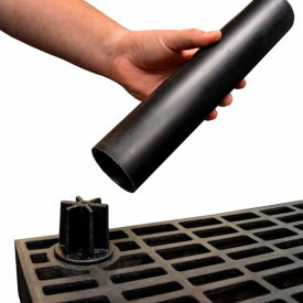 Structural Plastic Shelf Leg 36", Black