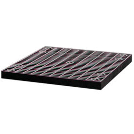 Structural Plastic Vented Shelf, 36"W x 36"D, Black