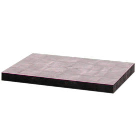 Structural Plastic Solid Shelf, 36"W x 24"D, Black