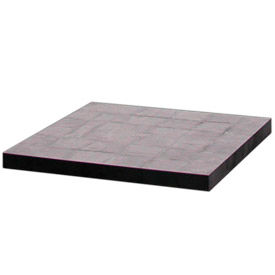 Structural Plastic Solid Shelf, 36"W x 36"D, Black