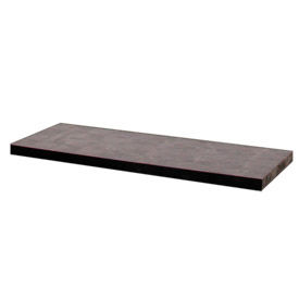 Structural Plastic Solid Shelf, 66"W x 24"D, Black