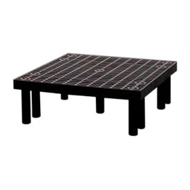 Plastic Dunnage Rack with Vented Top 36"W x 36"D x 12"H