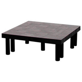 Plastic Dunnage Rack with Solid Top 36"W x 36"D x 12"H