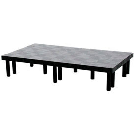 Plastic Dunnage Rack with Solid Top 66"W x 36"D x 12"H