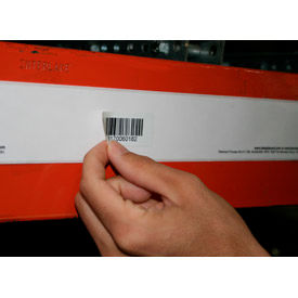 Economy Rack Placard Label Holder, 2" X 100 ft. Roll - White