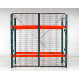 Wire Mesh Side Panel With Mounting Clips - For 36x120 Pallet Rack
