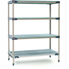 4 Tier, Polymer Starter Unit, 48"W x 24"D x 54"H