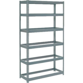 Extra Heavy Duty Shelving 48"W x 24"D x 96"H With 6 Shelves, No Deck