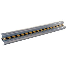 Straight Steel Guard Rail 8'L, Galvanized