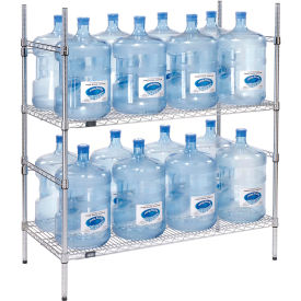 5 Gallon Water Bottle Storage Rack, 16 Bottle Capacity