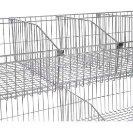 Wire Shelf Basket Divider, 18"D x 10"H