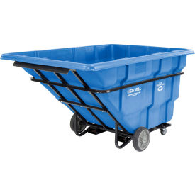 Extra HD Plastic Forkliftable Recycling Tilt Truck, 2-1/2 Cu. Yd. Cap