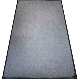 Plush Entrance Mat, 3/8" Thick, 3'Wx5'L, Gray