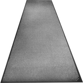Plush Entrance Mat, 3/8" Thick, 3'Wx10'L, Gray