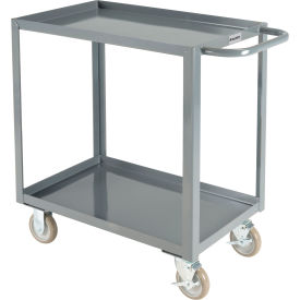 Steel Utility Cart w/2 Tray Shelves, 1200 lb. Capacity, 30"L x 18"W x 35"H