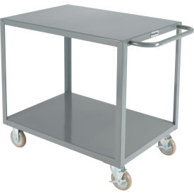 Steel Utility Cart w/ 2 Shelves, 1200 lb. Capacity, 36"L x 24"W x 35"H