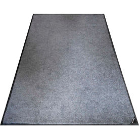 Plush Entrance Mat, 3/8" Thick, 4'Wx6'L, Gray