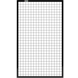 Machine Wire Guard Panel, 3'W, Black