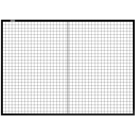 Machine Wire Guard Panel, 7'W, Black
