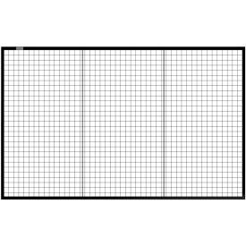 Machine Wire Guard Panel, 8'W, Black