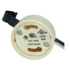 Electronic Socket Cap 24-in. 18AWM 105-#176; Leads - Snap Bracket