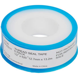 Thread Sealant Tape, 1/2" x 520" - Pkg Qty 5