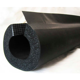 6' Insul-Lock DS Pipe Insulation 1/2" ID x 1" Thick w/Overlap Tape