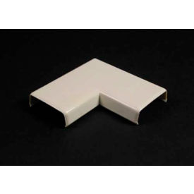 90° Flat Elbow, White, 2-1/2"L