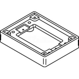 Floor Box 1-Gang Tile Flange, Brass