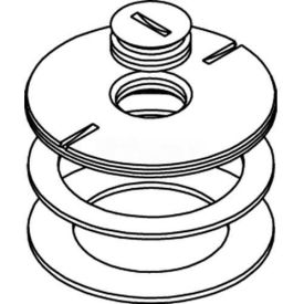 Floor Box 800 Series Conversion Kit Cover, Brass, 1/2"