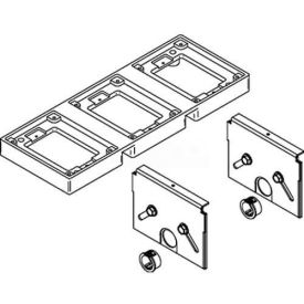 Floor Box Kit, Flange W/Support Partitions for 880CS3 Box
