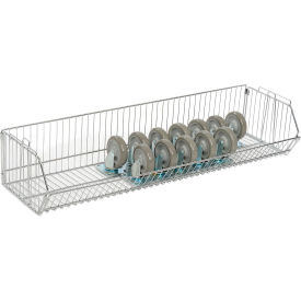 Stackable Wire Storage Bin, 48"W x 14"D x 9"H