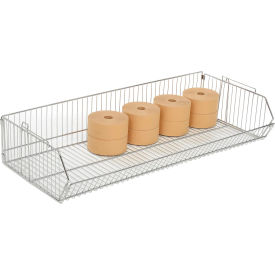 Stackable Wire Storage Bin, 48"W x 20"D x 9"H