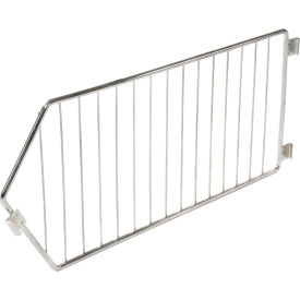 Chrome Divider for Wire Dump Bin, 20"D X 9"H