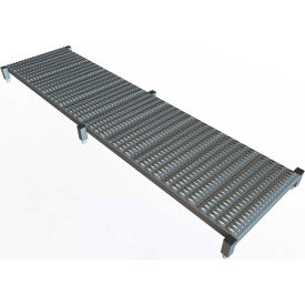97 X 24 Inch Adjustable Height Steel Work Platform - 5"H To 8"H