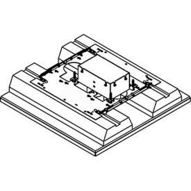 8802S-FC Floor Box 2-Gang, Fire Classified, Flush