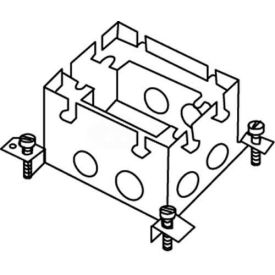 Floor Box 1-Gang Deep Box, Fully Adjustable