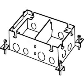 880S2 Floor Box 2-Gang Deep Box, Fully Adjustable