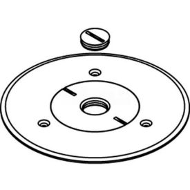 896ckal-1/2 Floor Box Carpet Screw Plug, Aluminum Cover