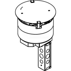 8STC Poke-Thru Stem Assembly, Recessed, 8"